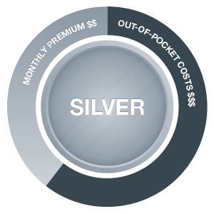 Silver Metal Level Monthly Payments and Out-of-Pocket Costs visualisation