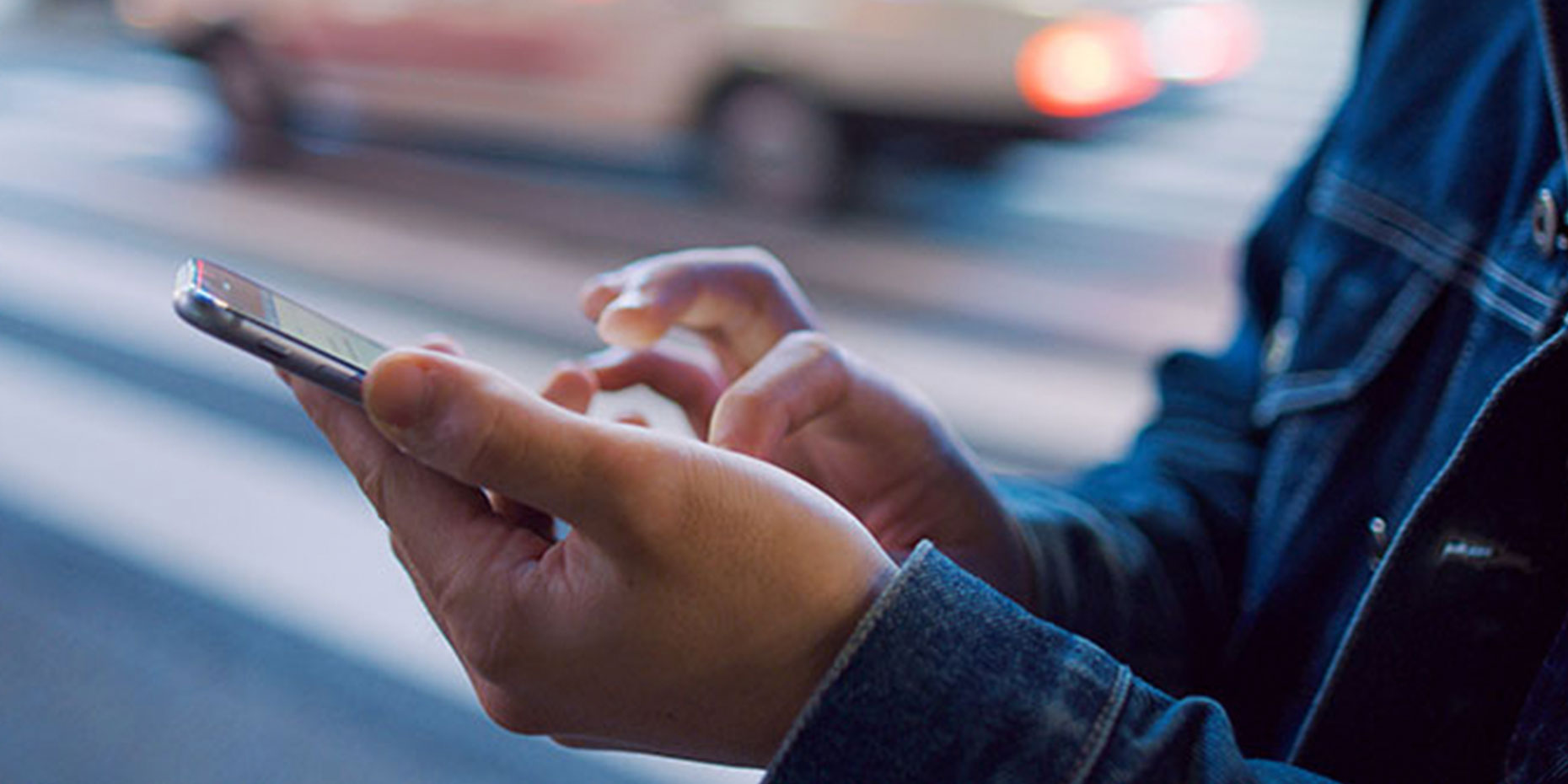 Hands Using Cell Phone