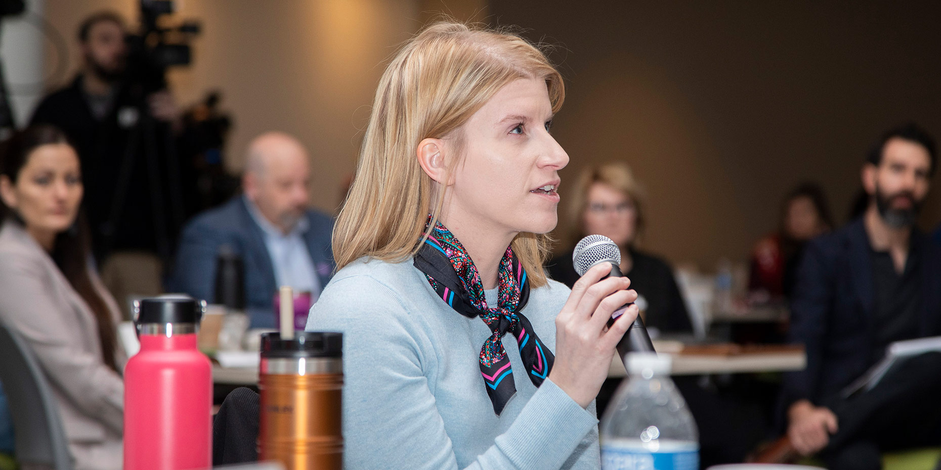 IRH Attendee asking a question Newsroom