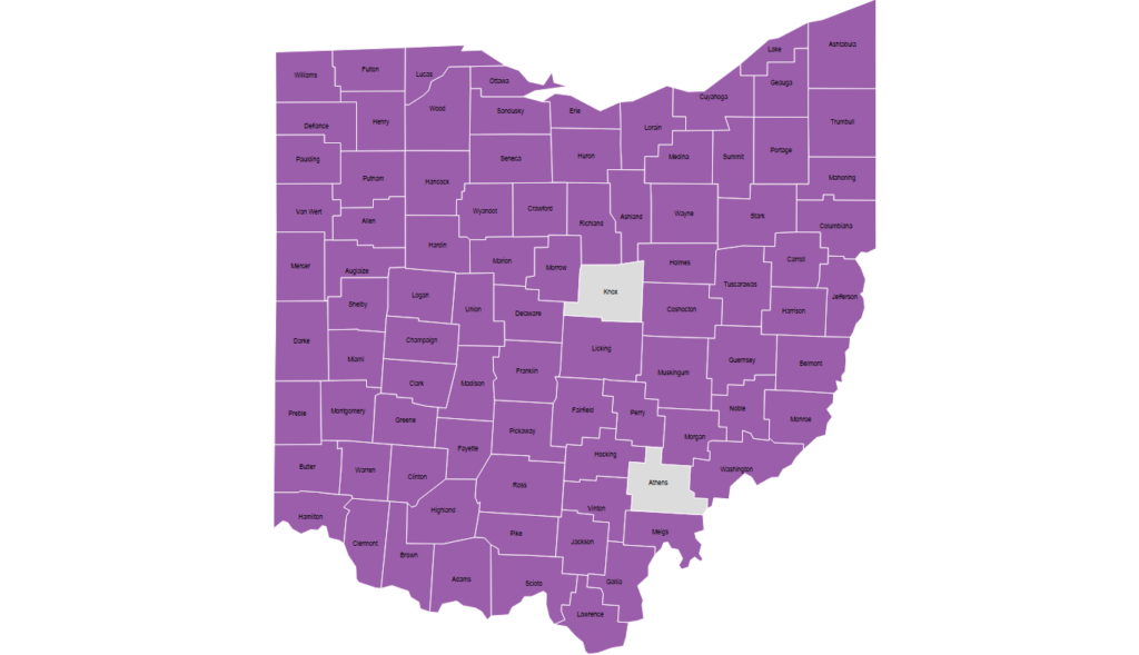 Care Source Ohio 2023 ACA Counties 2
