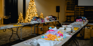 Items for backpacks at Michigan Comfort Cases event