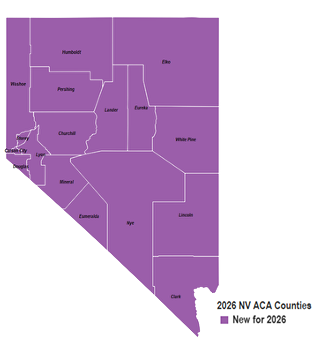 NV MP 2026 Service Area Map
