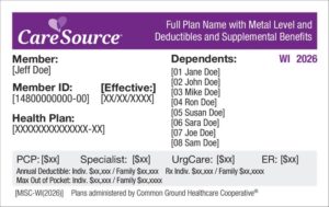 WI EXC 2026 Member ID Card WI MP 1