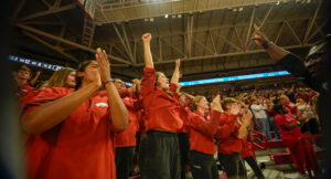 Criwd cheers at CareSource Invitational Event