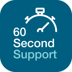 60 Second Support Logo