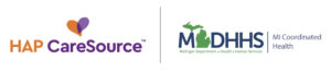 HAP Care Source MI HIDE Sub Brand logo