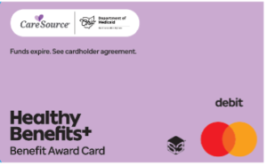 Benefits award card